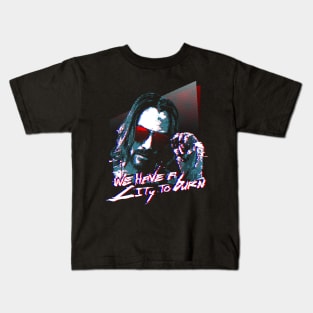 Cyberpunk Keanu Kids T-Shirt